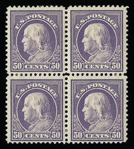 Sale 930, Lot 2502, 1912-14 Washington-Franklin Issue (Scott 405-423)