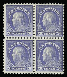 Sale 930, Lot 2509, 1913-15 Washington-Franklin Issues (Scott 424-461)