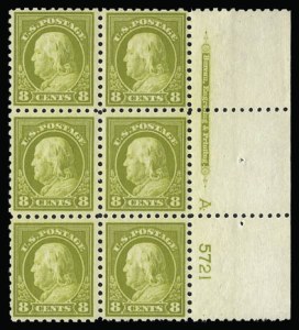 Sale 930, Lot 2514, 1913-15 Washington-Franklin Issues (Scott 424-461)