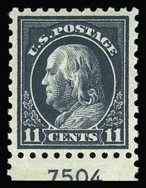 Sale 930, Lot 2516, 1913-15 Washington-Franklin Issues (Scott 424-461)