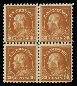 Sale 930, Lot 2520, 1913-15 Washington-Franklin Issues (Scott 424-461)