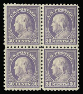 Sale 930, Lot 2525, 1913-15 Washington-Franklin Issues (Scott 424-461)