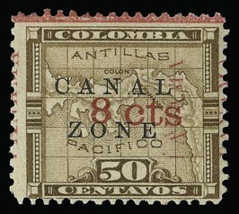 Sale 930, Lot 3046, Canal Zone