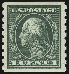 Sale 932, Lot 101, 1912 Coil Issue (Scott 410 to 413)