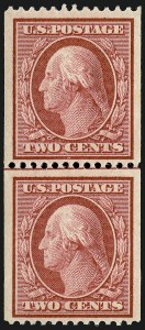 Sale 932, Lot 16, 1908-10 Coil Issue (Scott 348 to 356)