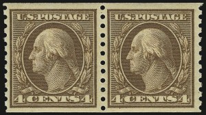 Sale 932, Lot 181, 1915 Rotary Press Coil Issue (Scott 448 to 459)