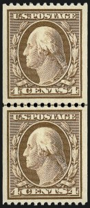 Sale 932, Lot 19, 1908-10 Coil Issue (Scott 348 to 356)