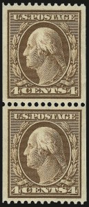 Sale 932, Lot 20, 1908-10 Coil Issue (Scott 348 to 356)