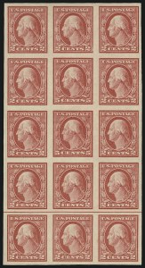 Sale 932, Lot 213, 1916-17 Imperforate Issue (Scott 482A to 485)