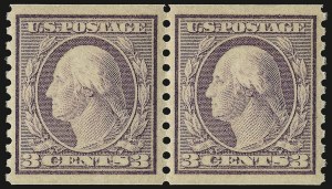 Sale 932, Lot 228, 1916-19 Rotary Press Coil Issue (Scott 486 to 497)