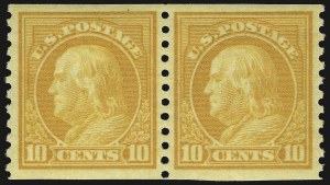 Sale 932, Lot 237, 1916-19 Rotary Press Coil Issue (Scott 486 to 497)