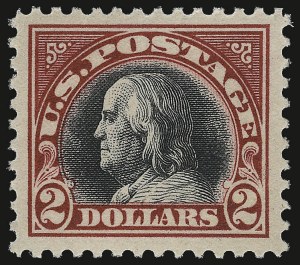 Sale 932, Lot 287, 1920 Bi-Colored Issue (Scott 547)