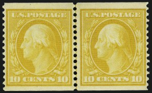 Sale 932, Lot 36, 1908-10 Coil Issue (Scott 348 to 356)