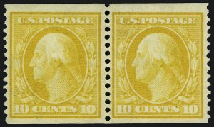 Sale 932, Lot 37, 1908-10 Coil Issue (Scott 348 to 356)