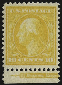 Sale Number 932, Lot Number 46, 1909 Bluish Paper (Scott 357 to 366)