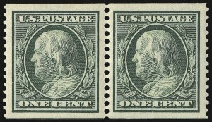 Sale 932, Lot 64, 1910-11 Coil Issue (Scott 385 to 389)