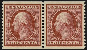Sale 932, Lot 67, 1910-11 Coil Issue (Scott 385 to 389)