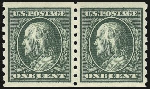 Sale 932, Lot 77, 1910-13 Coil Issue (Scott 390 to 396)