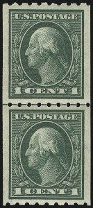Sale 932, Lot 94, 1912 Coil Issue (Scott 410 to 413)
