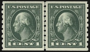 Sale 932, Lot 99, 1912 Coil Issue (Scott 410 to 413)