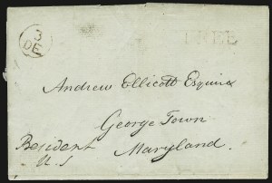 Sale 937, Lot 1, George Washington Free Frank