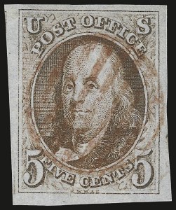 Sale 937, Lot 19, 1847 Issue