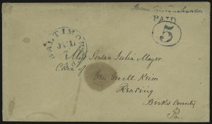 Sale 937, Lot 2, Postmasters