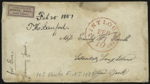 Sale 937, Lot 309, Carriers and Locals