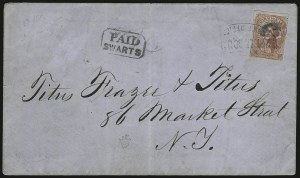 Sale 937, Lot 311, Carriers and Locals