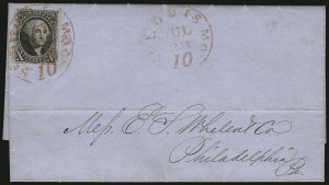 Sale 937, Lot 35, 1847 Issue