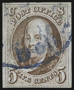 Sale 938, Lot 1010, 1847 Issue