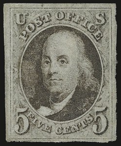 Sale 938, Lot 1015, 1847 Issue
