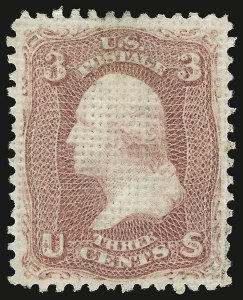 Sale 938, Lot 1136, 1867-68 Grilled Issue