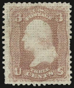 Sale 938, Lot 1138, 1867-68 Grilled Issue