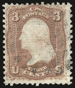 Sale 938, Lot 1142, 1867-68 Grilled Issue