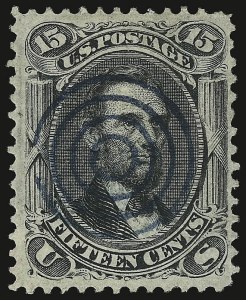 Sale 938, Lot 1160, 1867-68 Grilled Issue