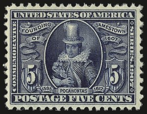 Sale Number 938, Lot Number 1532, Louisiana Purchase, Jamestown Issues