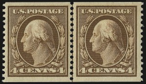 Sale 938, Lot 1553, 1908-09 Washington-Franklin Issues (Scott 331 thru 356)