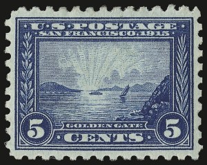 Sale 938, Lot 1587, 1913-15 Panama-Pacific Issue (Scott 397 thru 404)