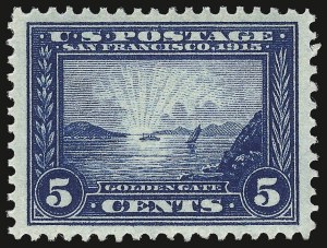 Sale 938, Lot 1590, 1913-15 Panama-Pacific Issue (Scott 397 thru 404)