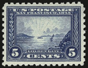 Sale 938, Lot 1598, 1913-15 Panama-Pacific Issue (Scott 397 thru 404)