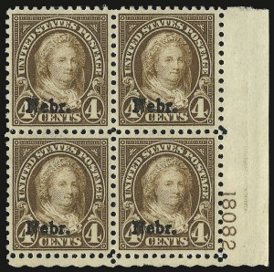 Sale 938, Lot 1782, 1922-29 and Later Issues (Scott 551 to 2866b)