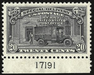 Sale 938, Lot 1841, Special Delivery and Registration