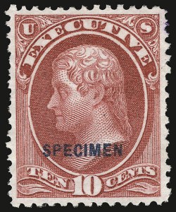 Sale 938, Lot 1897, Official Specimens