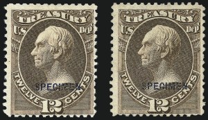 Sale 938, Lot 1899, Official Specimens