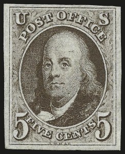 Sale 941, Lot 1001, 1847 Issue