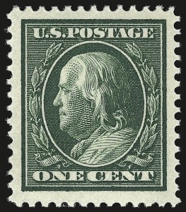 Sale 941, Lot 1228, 1908-09 Washington-Franklin Issues (Scott 331 thru 356)