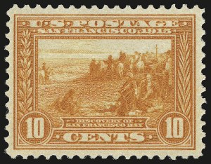 Sale 941, Lot 1273, 1913-15 Panama-Pacific Issue (Scott 397 thru 404)