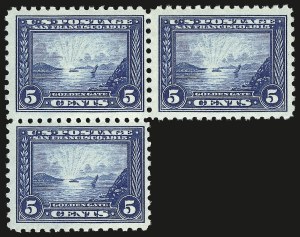 Sale 946, Lot 1013, 1913-15 Panama-Pacific Issue (Scott 397-404)
