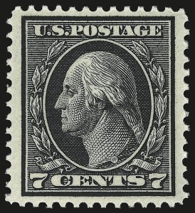 Sale 946, Lot 1018, 1912-14 Washington-Franklin Issue (Scott 405-423)